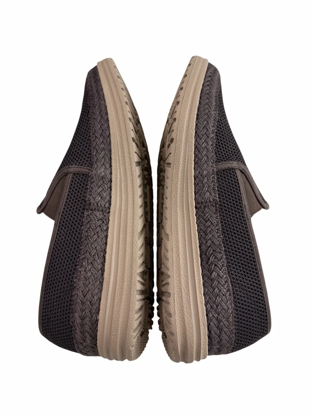 Skechers Melson-Petros Mesh Slip-On Shoes Dark Brown Men’s Size 11
